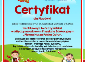 „PIĘKNA NASZA POLSKA CAŁA”