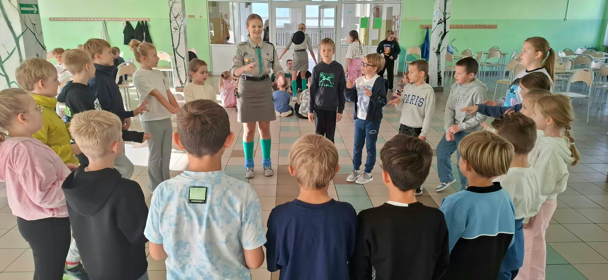 Spotkanie z harcerzami z XII Szczepu Harcerskiego.