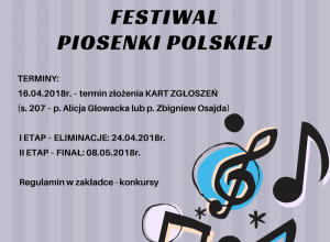 Regulamin - Moniuszkowski Festiwal Piosenki Polskiej