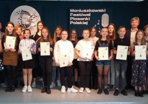 Laureaci Międzyszkolnego Moniuszkowskiego Festiwalu Piosenki Polskiej