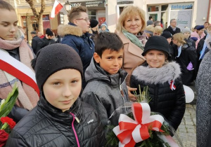Reprezentacja SP 12 na Placu Wolności