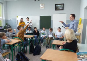 Lekcja powtórzeniowa metodą teleturnieju w klasie 5g