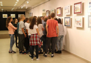 Wystawa akwarel Tomasza Olszewskiego w Centrum Kultury i Sztuki w Koninie