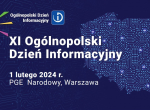 Plakat informacyjny XI Ogólnopolski Dzień Informacyjny