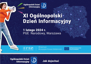 Plakat informacyjny XI Ogólnopolski Dzień Informacyjny