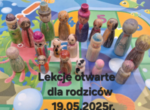 Prace uczniów wykonane podczas lekcji otwartych.