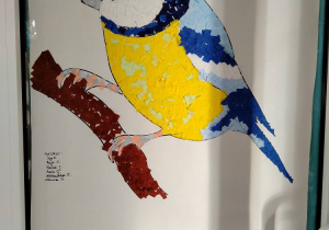 Efekt końcowy – sikorka.