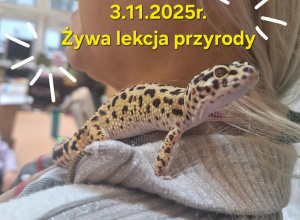 Żywa lekcja przyrody w klasie 3a