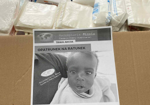 Spakowane bandaże z akcji charytatywnej