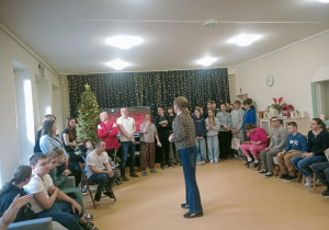 Wizyta klasy 8c w Ośrodku Rehabilitacyjno-Edukacyjno-Wychowawczym