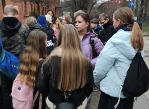 Spacer po mieście Łodzi podczas wycieczki