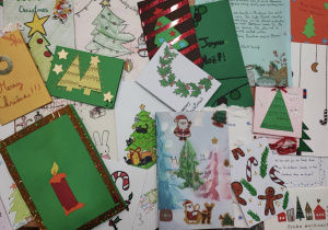 Kartki świąteczne w różnych językach