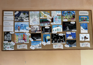 Galeria prac uczniów z XVIII edycji Konkursu Międzyszkolnego Malowane Nuty - W zimowej szacie