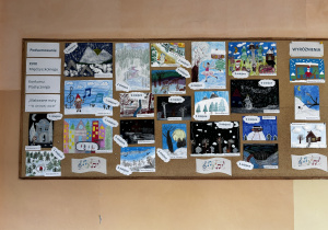 Galeria prac uczniów z XVIII edycji Konkursu Międzyszkolnego Malowane Nuty - W zimowej szacie