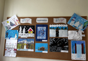 Galeria wyróżnionych prac z XVIII edycji Konkursu Międzyszkolnego Malowane Nuty - W zimowej szacie