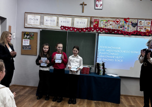 Wręczenie nagród podczas podsumowania konkursu