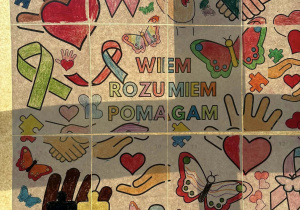 Zaświeć na niebiesko - plakat