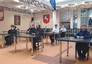 Uczestnicy „Ogarnij Samorząd! Konkurs Wiedzy o Samorządzie Terytorialnym”.