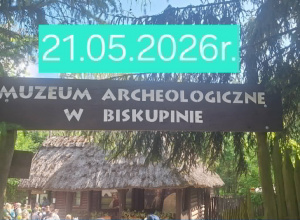 Baner Muzeum Archeologicznego w Biskupinie