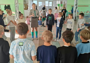Spotkanie z harcerzami z XII Szczepu Harcerskiego.
