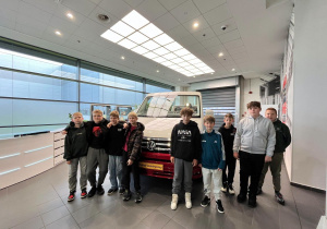 Wycieczka do fabryki samochodów Volkswagen we Wrześni.