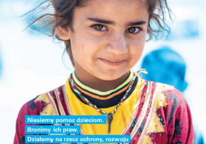 Plakat UNICEF "Pomagaj razem z nami"